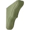 Ekena Millwork 1 3/4"W x 5 1/2"D x 5 1/2"H Stratford Wood Vintage Decor Bracket, Restoration Green BKTWD02X06X06STGR - alternate 1